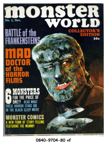 Monster World #1 © November 1964 Warren Publishing